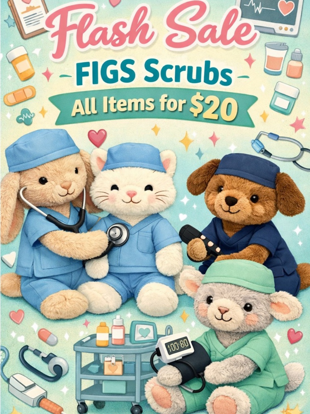 All Figs Scrubs $20